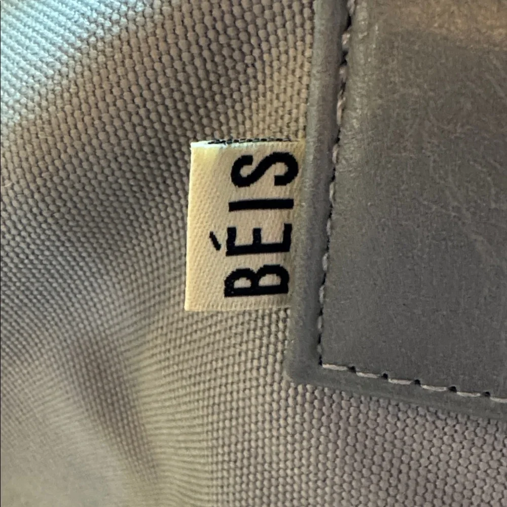 Beis Gray Mini WeekenderTote Bag with Shoulder Strap - Picture 2 of 6